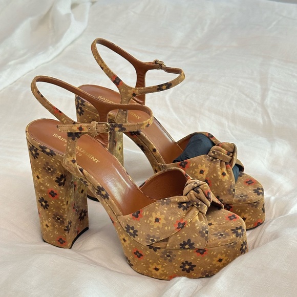 YSL Bianca platform heels - Picture 3 of 9